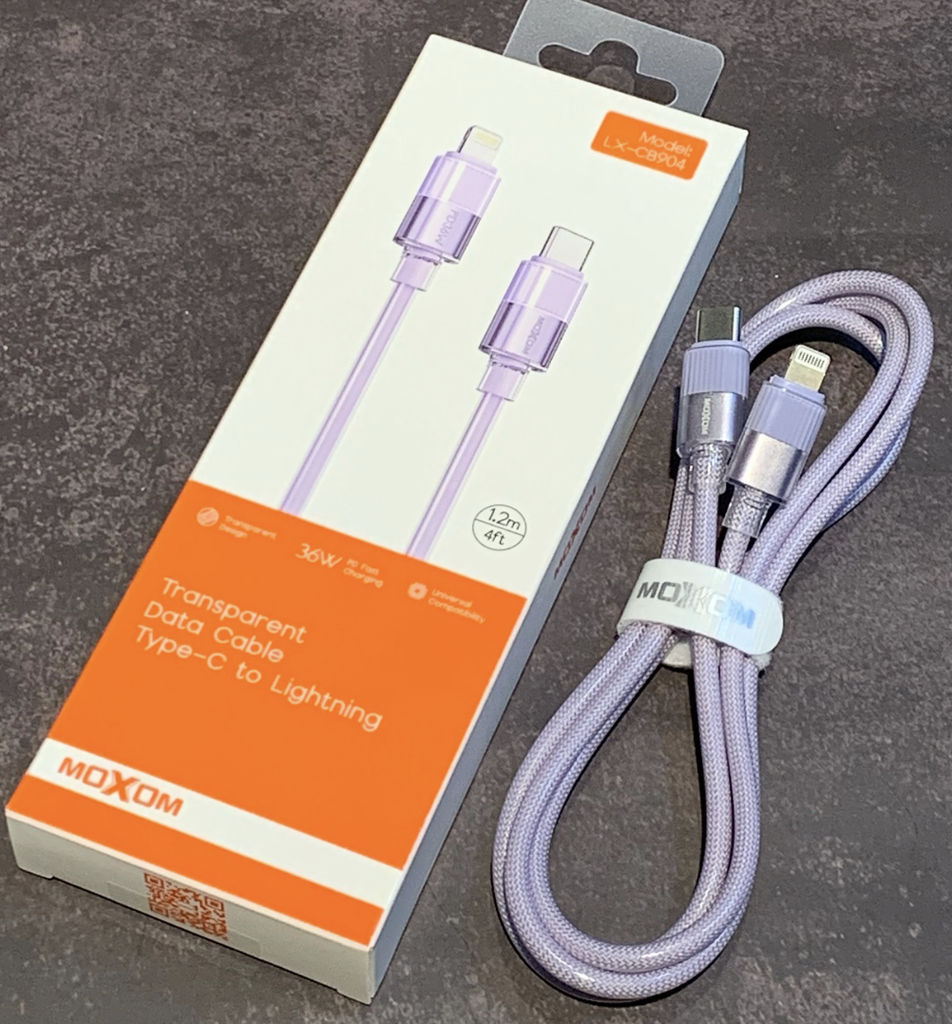 Moxom LX-CB904 36W USB-C to Lightning Data Cable