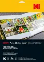 Kodak Glossy Photo Sticker Paper A4 120 g — 10 Sheets
