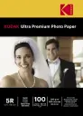 Kodak Ultra Premium Satin Photo Paper 5R (13 x 18 cm) 260 gsm — 100 Sheets